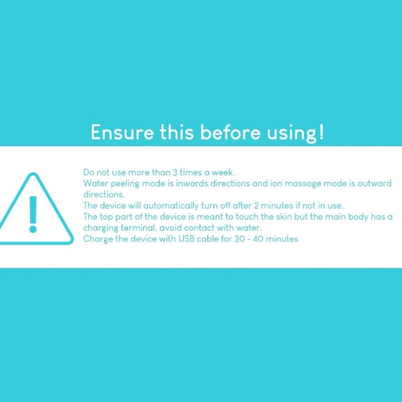 NEW Clensure K-BEAUTY Galvanic Ion Water Peeling Device - Picture 10 of 16